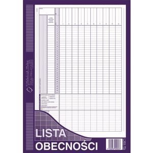 Druk MiP Lista Obecności A4/40